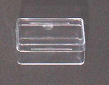 60x39x27mm clear plastic box - each