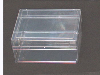 150x117x75mm clear plastic box - each