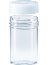 25mls clear round container