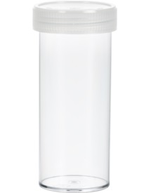 120mls clear round container